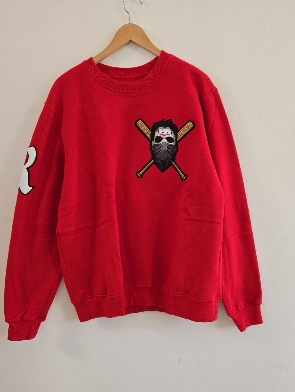 Roku Studio "Bad Habits" Red Graphic Crewneck Sweatshirt Size XL